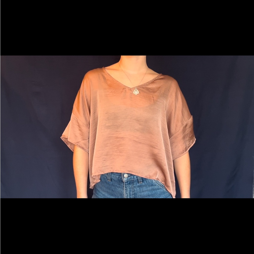 CHIC PALE PINK BLOUSE